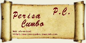 Periša Cumbo vizit kartica
